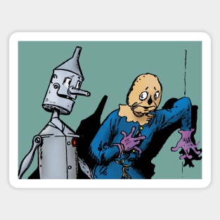 Scarecrow and Tin Man Magnet